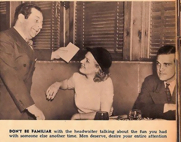 Hilarious dating tips for single ladies of 1938 have surfaced online