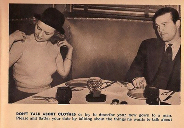 Hilarious dating tips for single ladies of 1938 have surfaced online