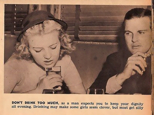 Hilarious dating tips for single ladies of 1938 have surfaced online