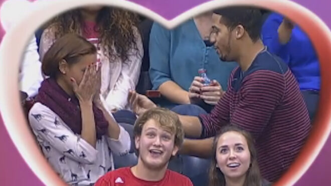 Kiss Cam Proposal