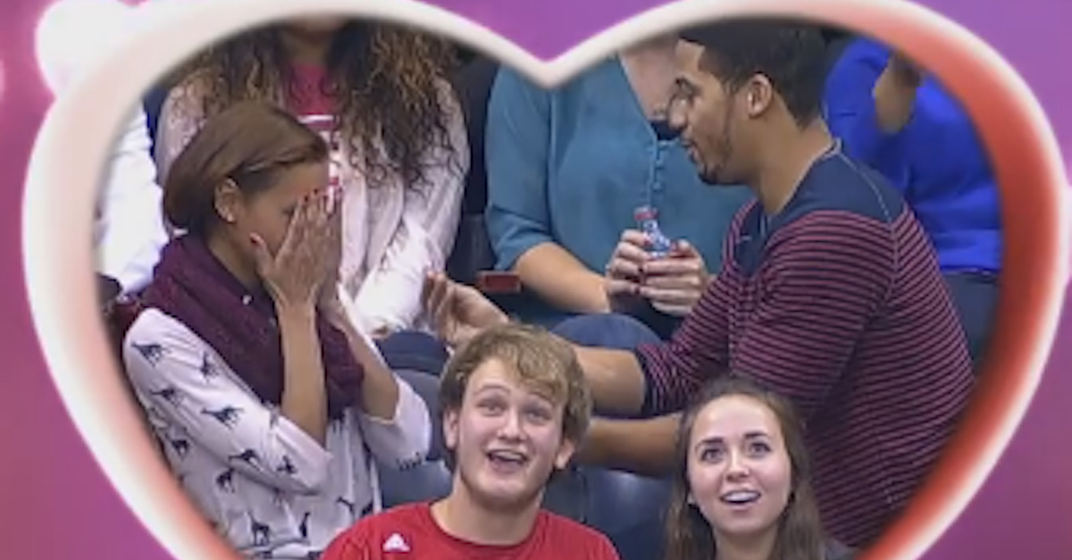 Kiss Cam Proposal