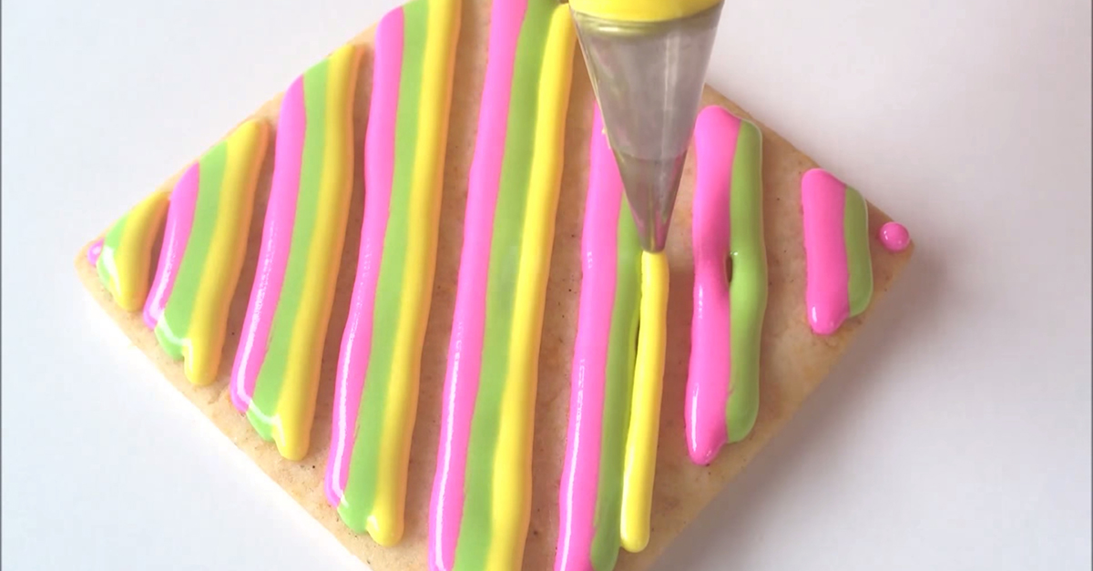 Marbled Icing Cookie