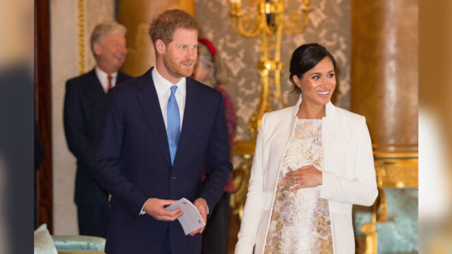 Meghan Markle Baby Kicking Video