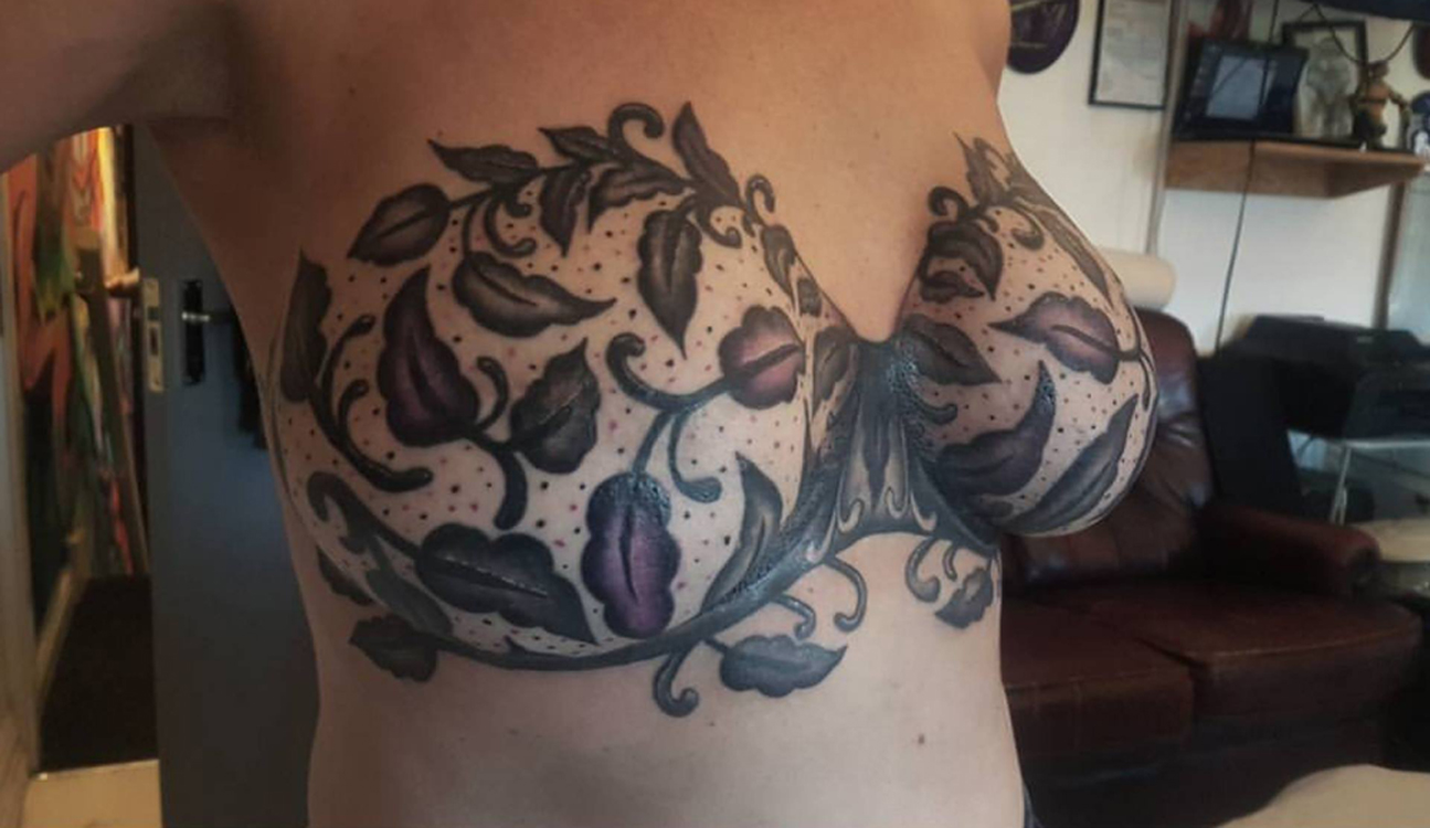 PA Real Life - Michelle Cole - bra tattoo