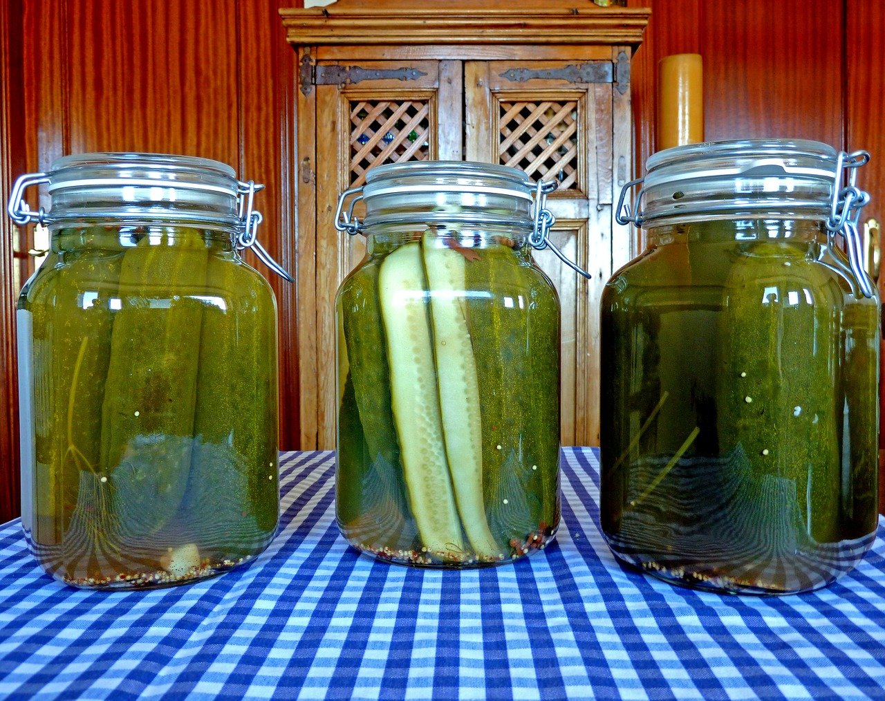Pickles Canning Dill Spain Snack Homemade Food