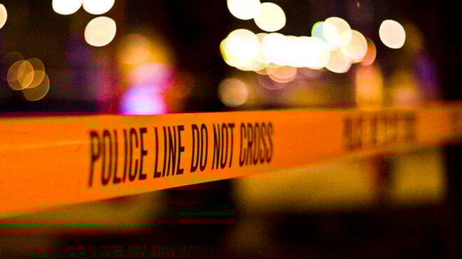 Police tape line