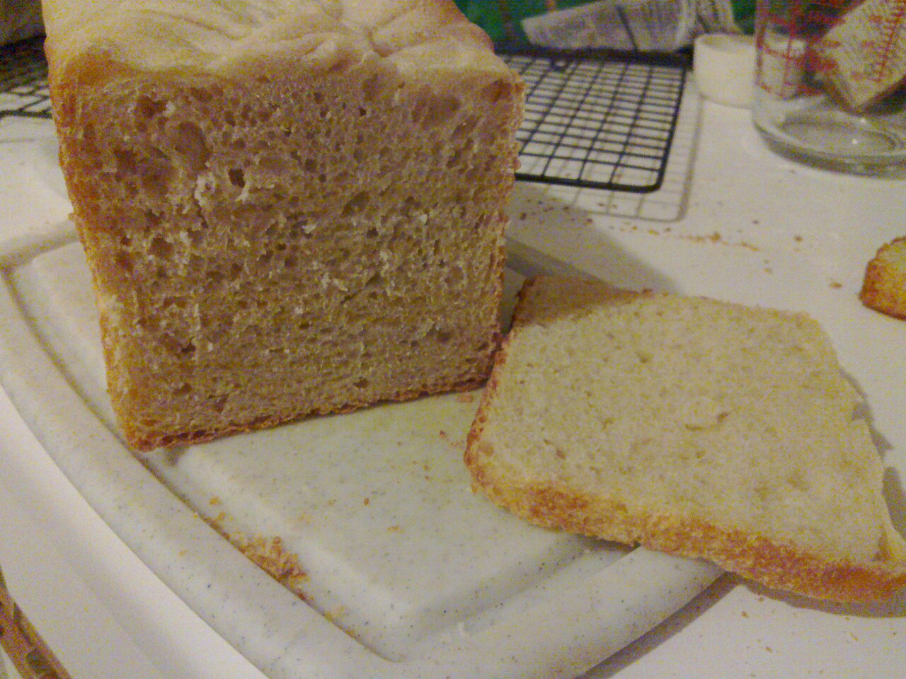 First sourdough of 2012 in my pullman pan