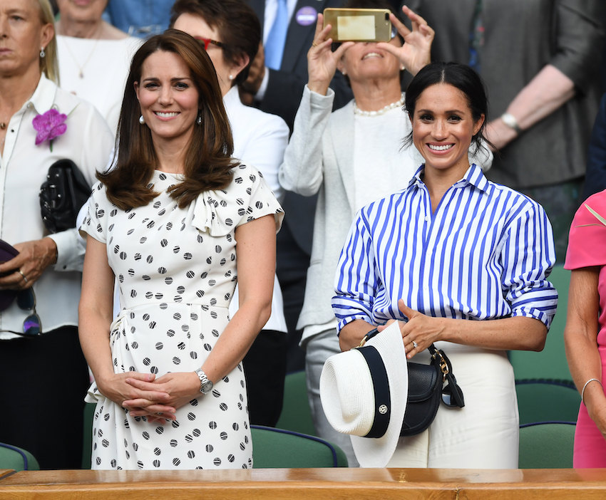 Meghan Markle and Kate Middleton at Wimbledon