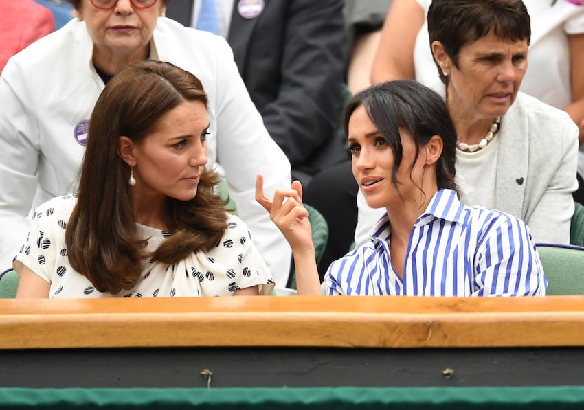 Meghan Markle and Kate Middleton at Wimbledon