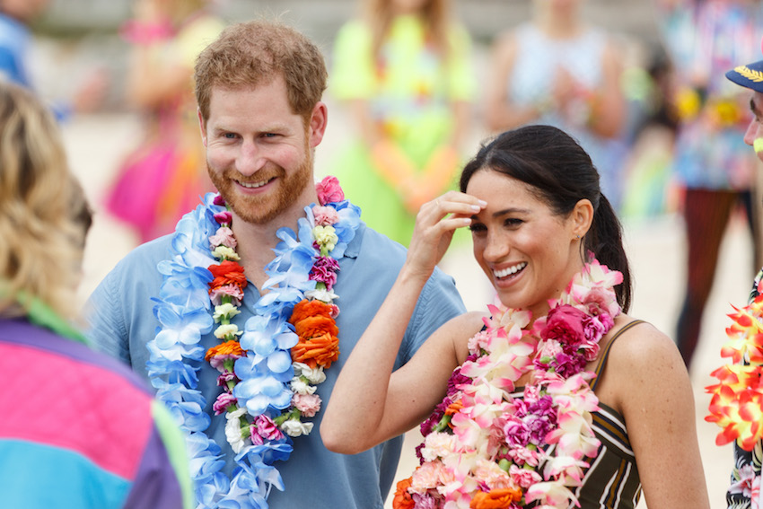 Prince Harry and Meghan Markle visit Bondi Beach in Australia