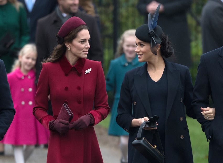 The Royal Family Attend Church On Christmas Day