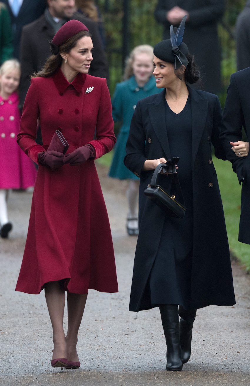 The Royal Family Attend Church On Christmas Day