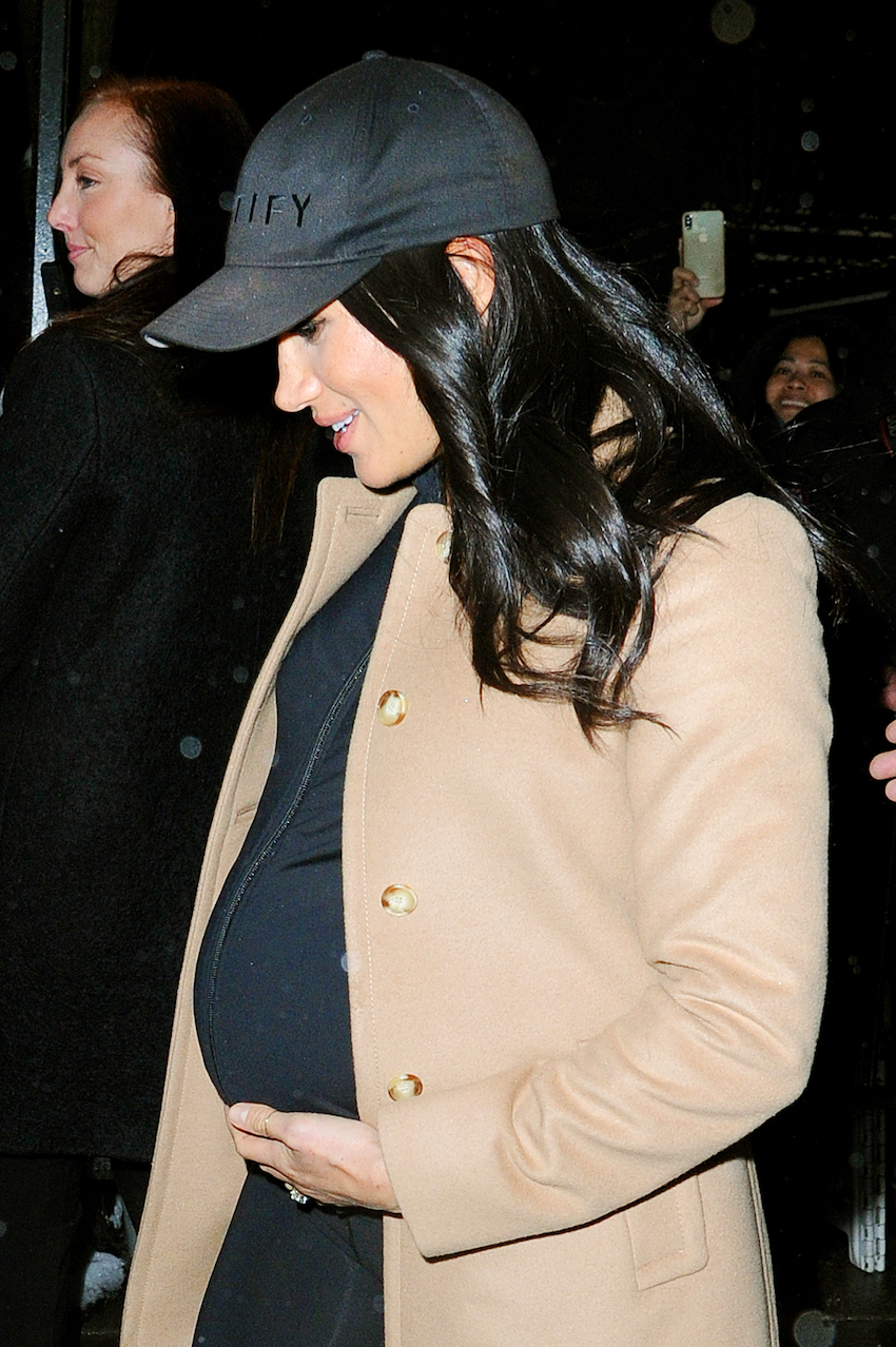 Meghan, Duchess of Sussex Heads To The Airport After her Baby Shower
