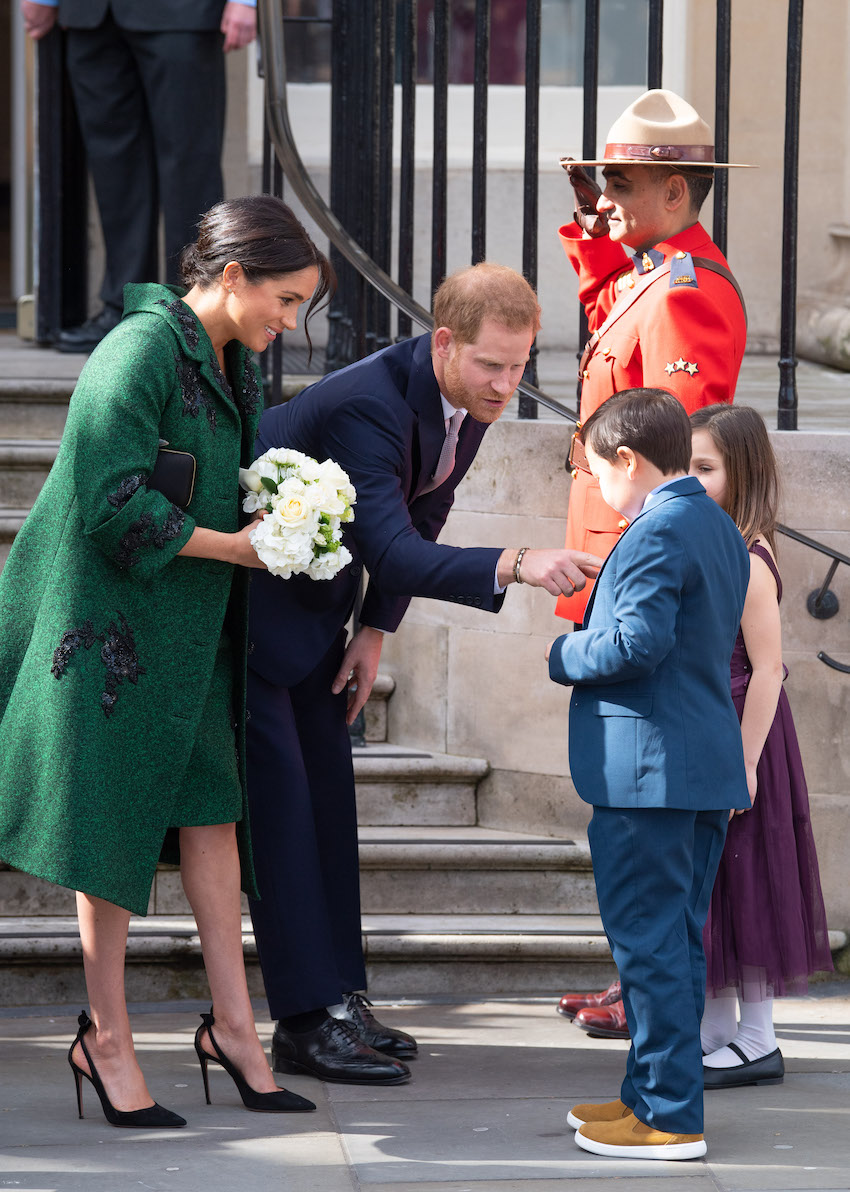 The Duke and Duchess of Sussex Visit Canada House