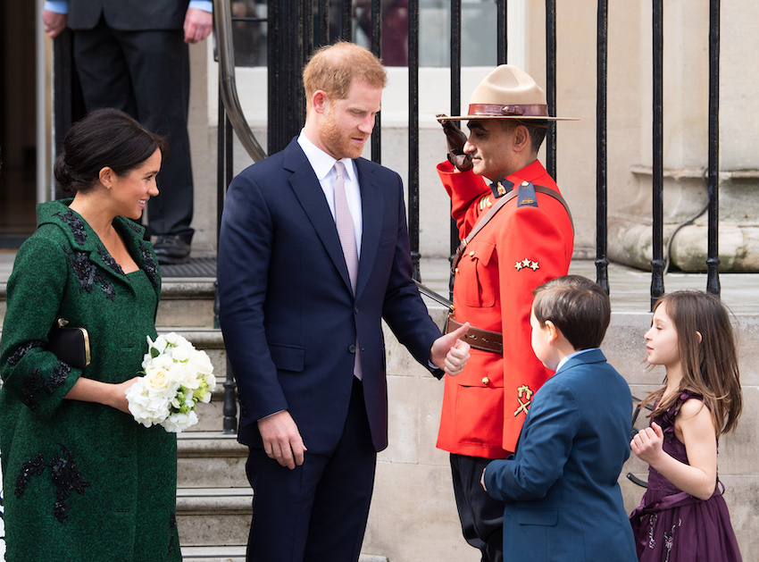 The Duke And Duchess Of Sussex Visit Canada House