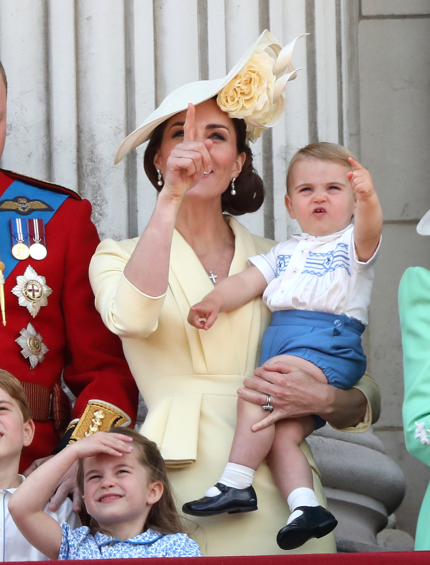 Members Of The Royal Seen At The Trooping Of The Colour