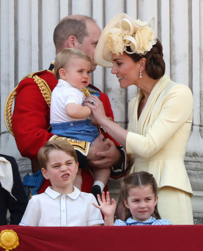 Members Of The Royal Seen At The Trooping Of The Colour