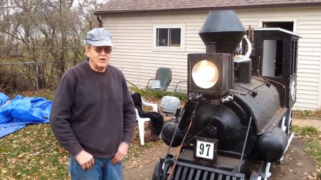 Smoker Steam Train Engine