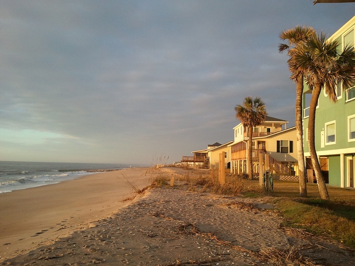 South Carolina Sunrise Edisto Island Beach Ocean