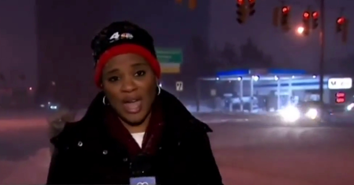 Storm Reporter Close Call