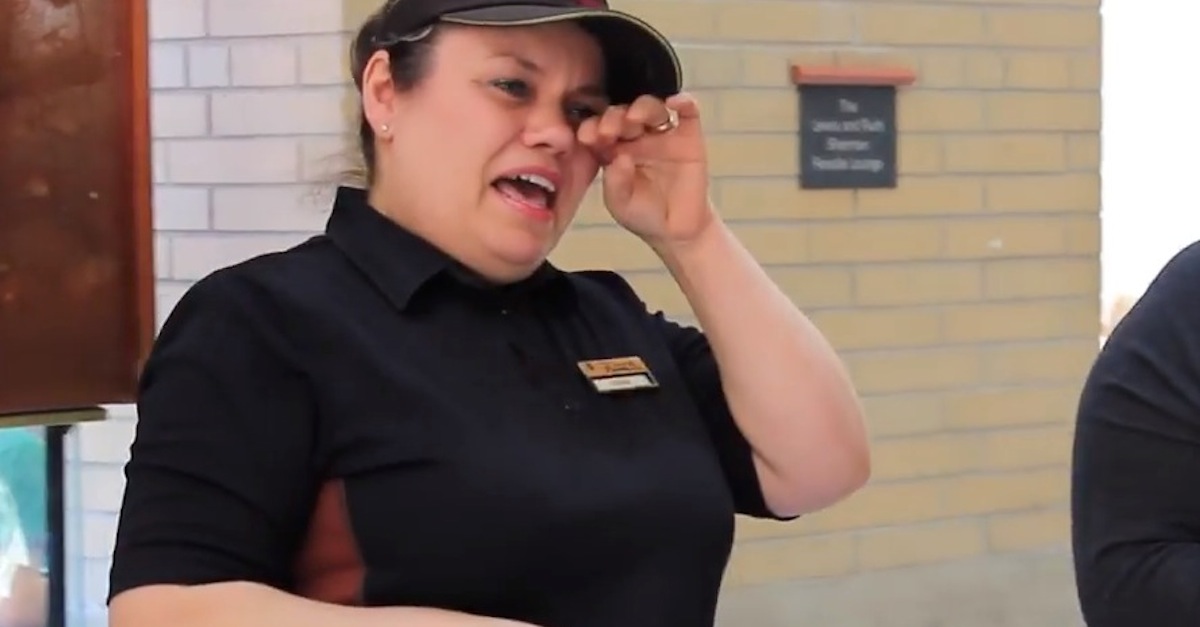 Students Surprise Terri the Dancing Tim Hortons Employee