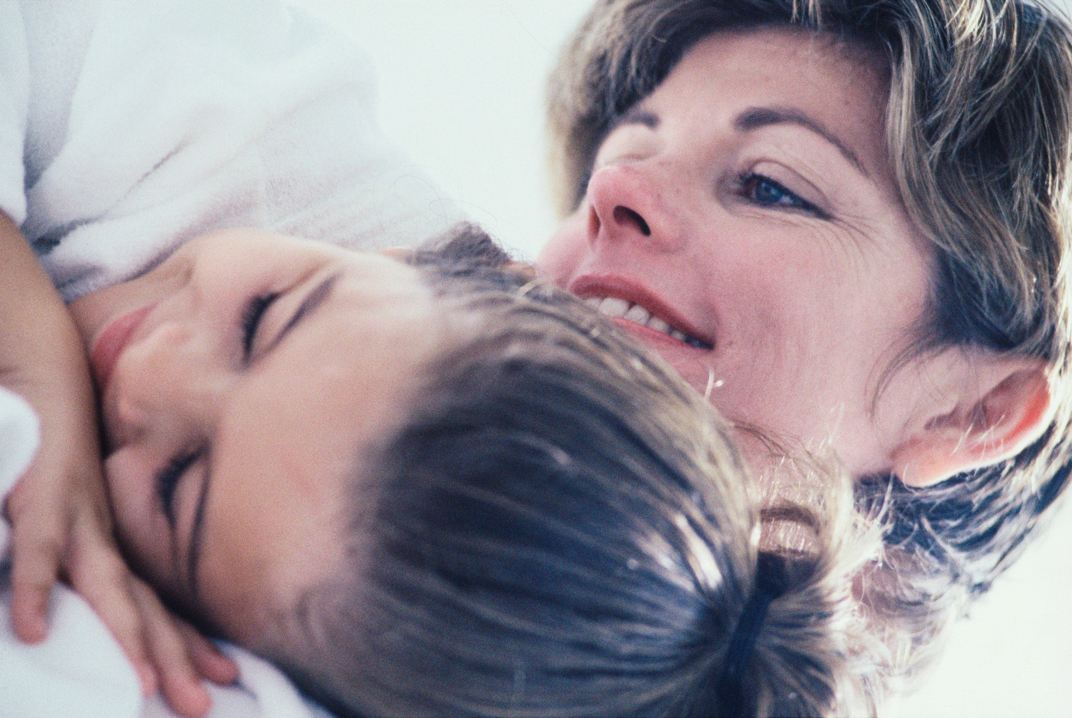 portrait of mother and daughter