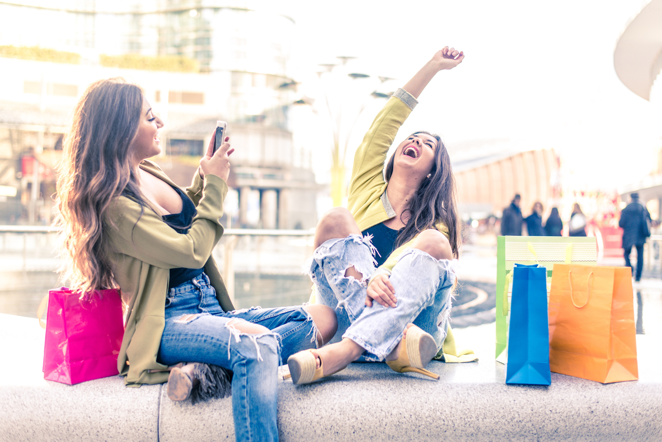 Girls shopping Girls shopping