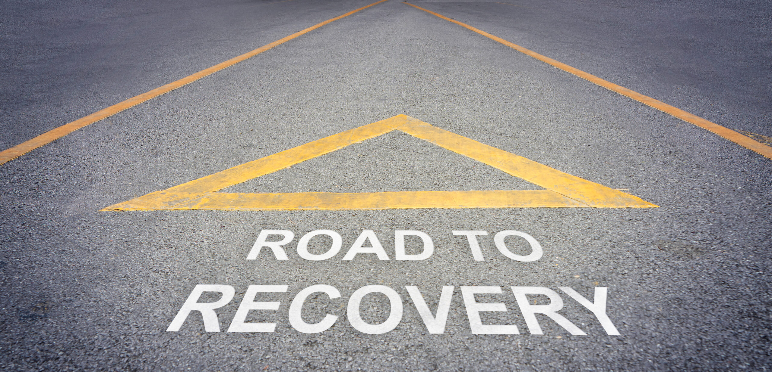 Road to recovery direction concept