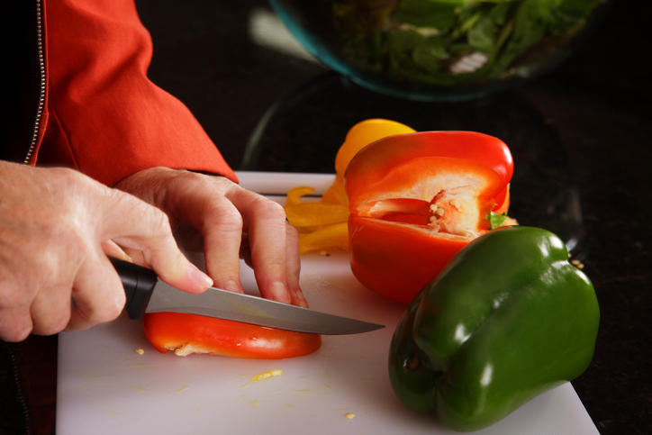 Slicing peppers