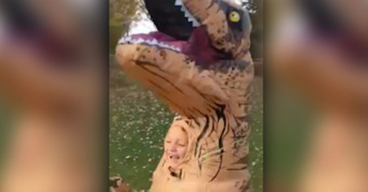 This Kid In A T-Rex Costume