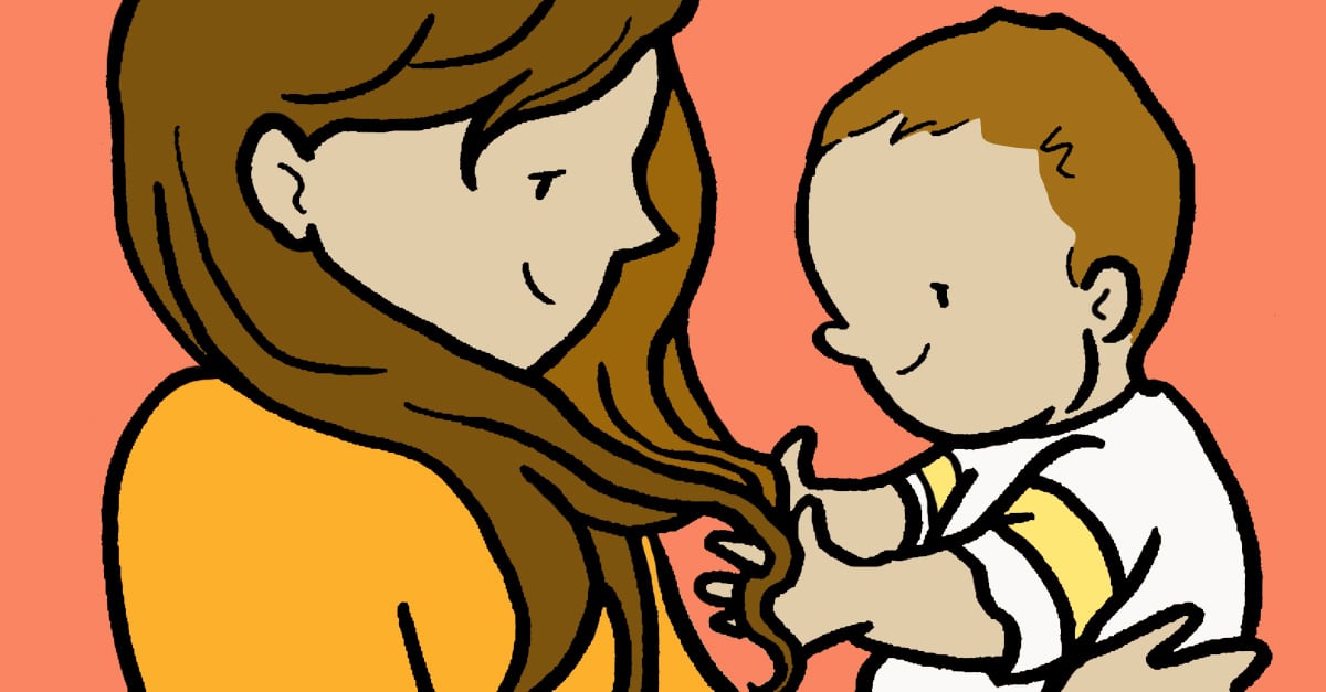 When Baby Starts Twirling Your Hair, He Is Actually Trying To ...