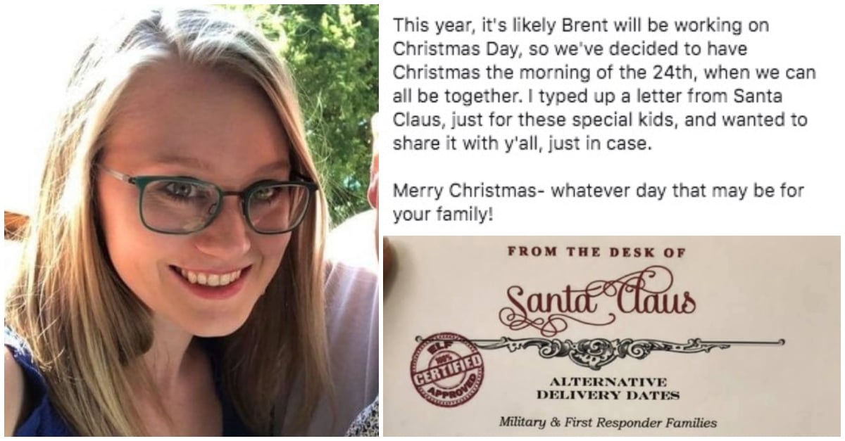 alternate delivery date letter from santa