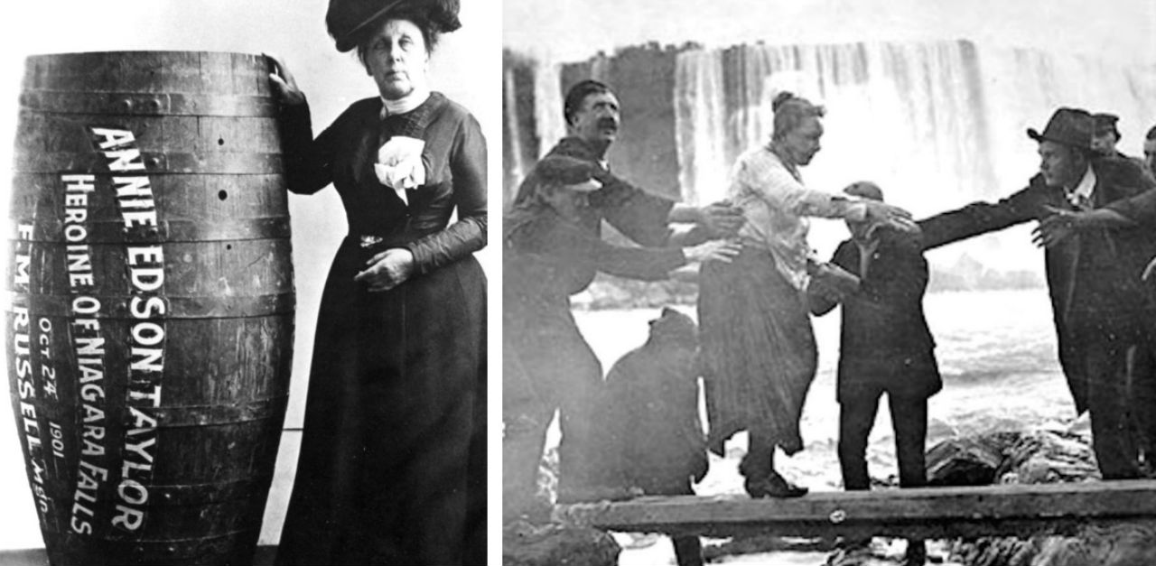 annie edson taylor survived niagara falls stunt