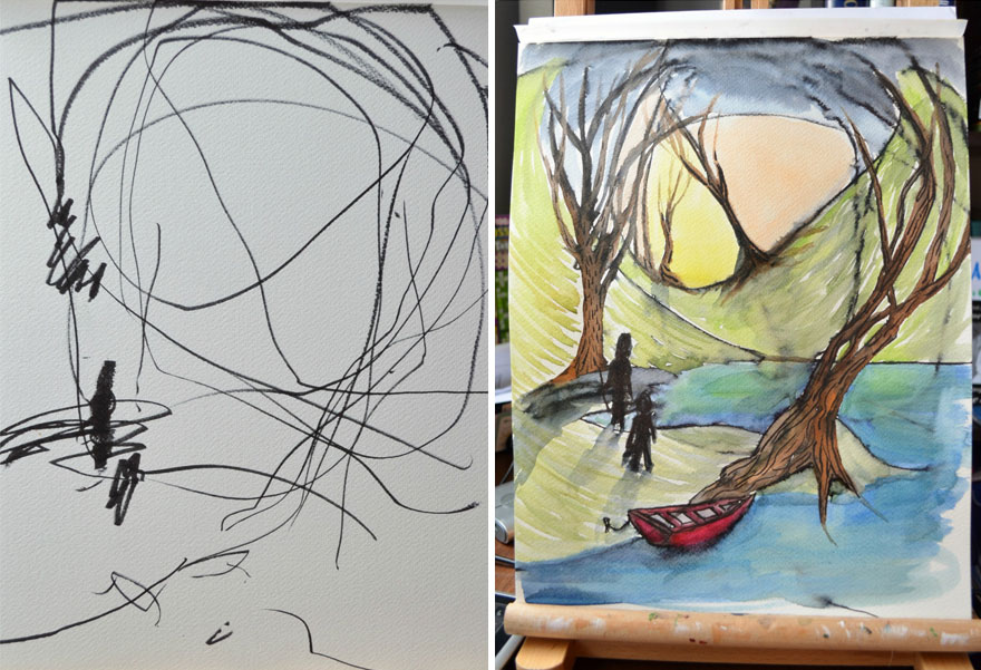 artist-turns-childrens-drawings-into-paintings-1.jpg