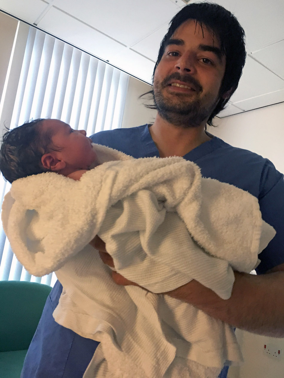 HAIRY SCOTTISH BABY