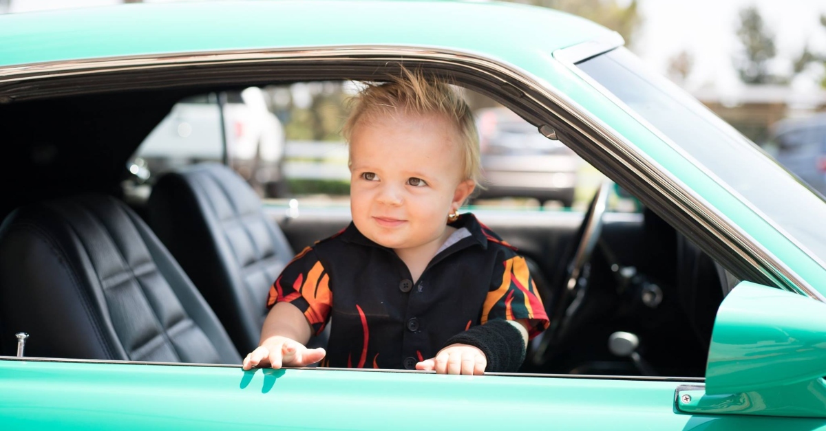 baby's guy fieri themed birthday