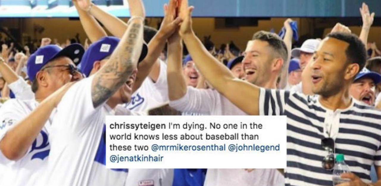 chrissy calls out john baseball