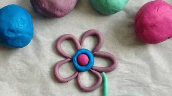 crayon playdough