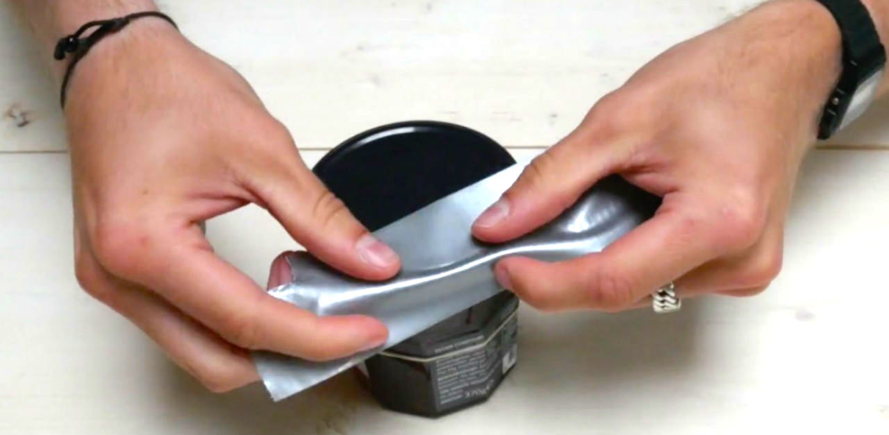 duct tape hack opens stuck jars