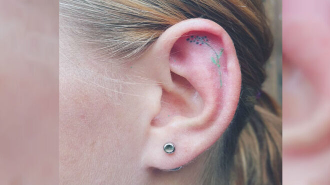 ear tattoo