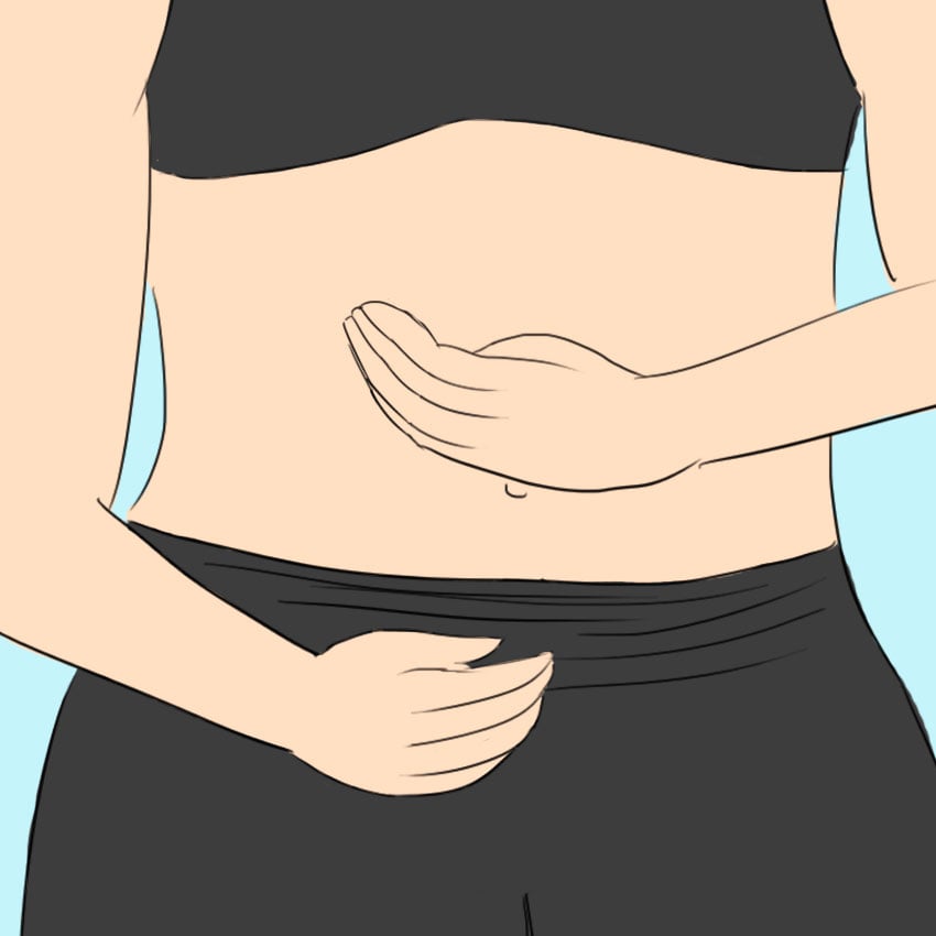 cervical cancer symptoms: abdominal pain