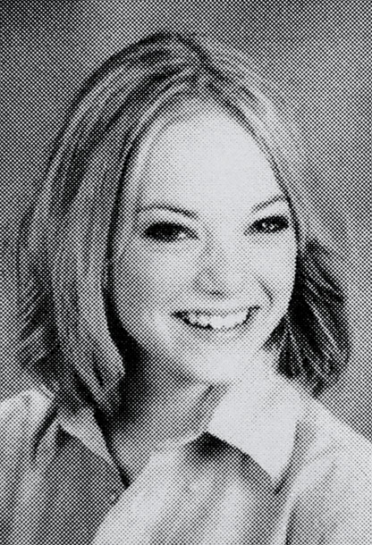 Emma Stone's high school yearbook photo