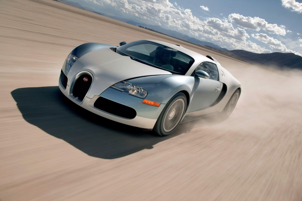 Bugatti_Veyron in/bei Gerlach in Nevada_USA