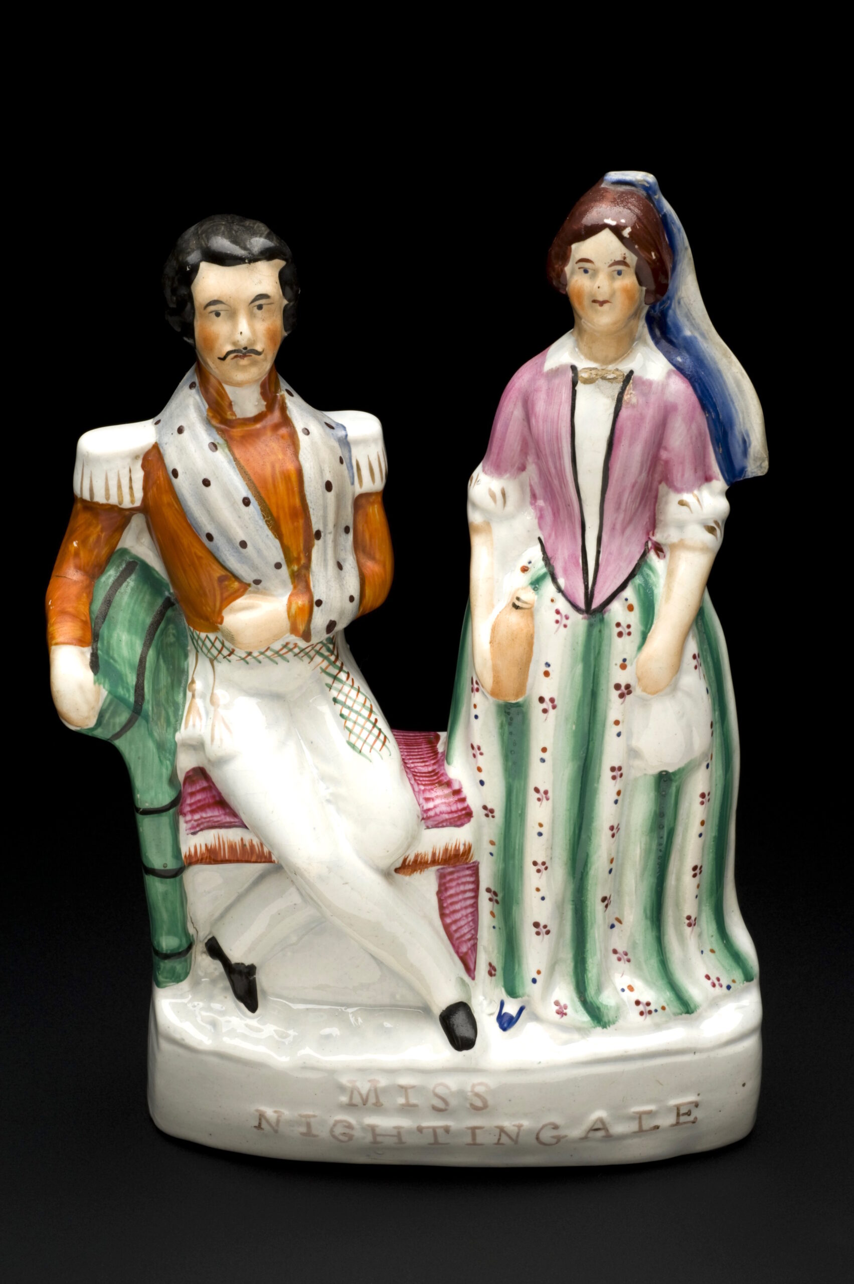 L0057167 Figurine of Florence Nightingale and a wounded officer, Engl