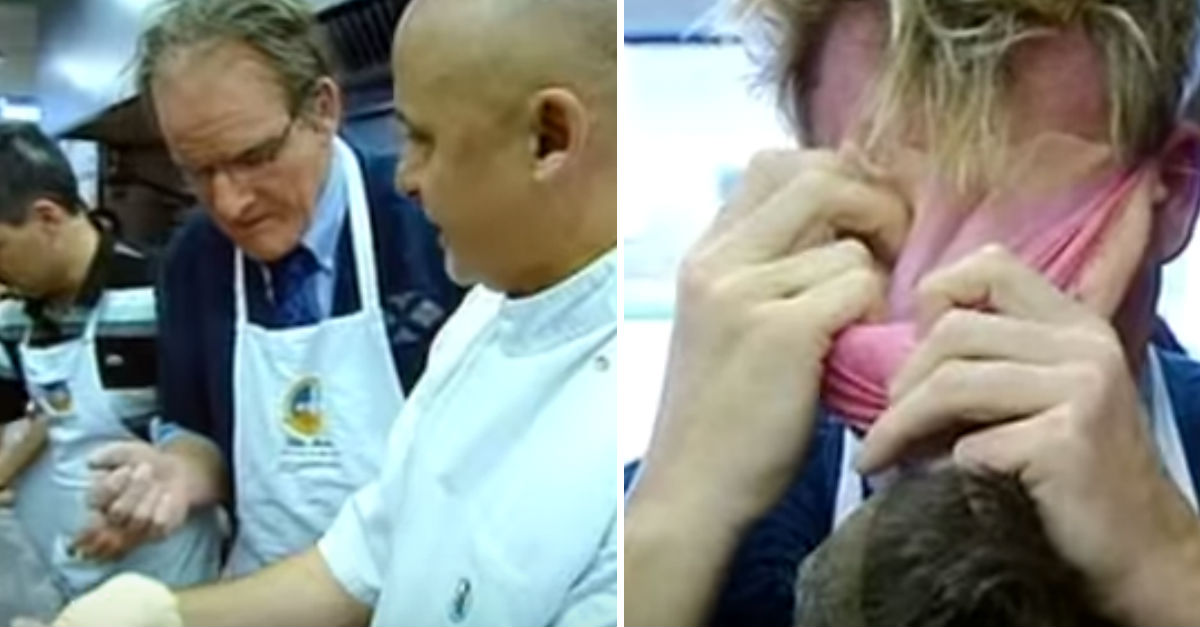 Gordon Ramsay Attends Cooking Class In Disguise