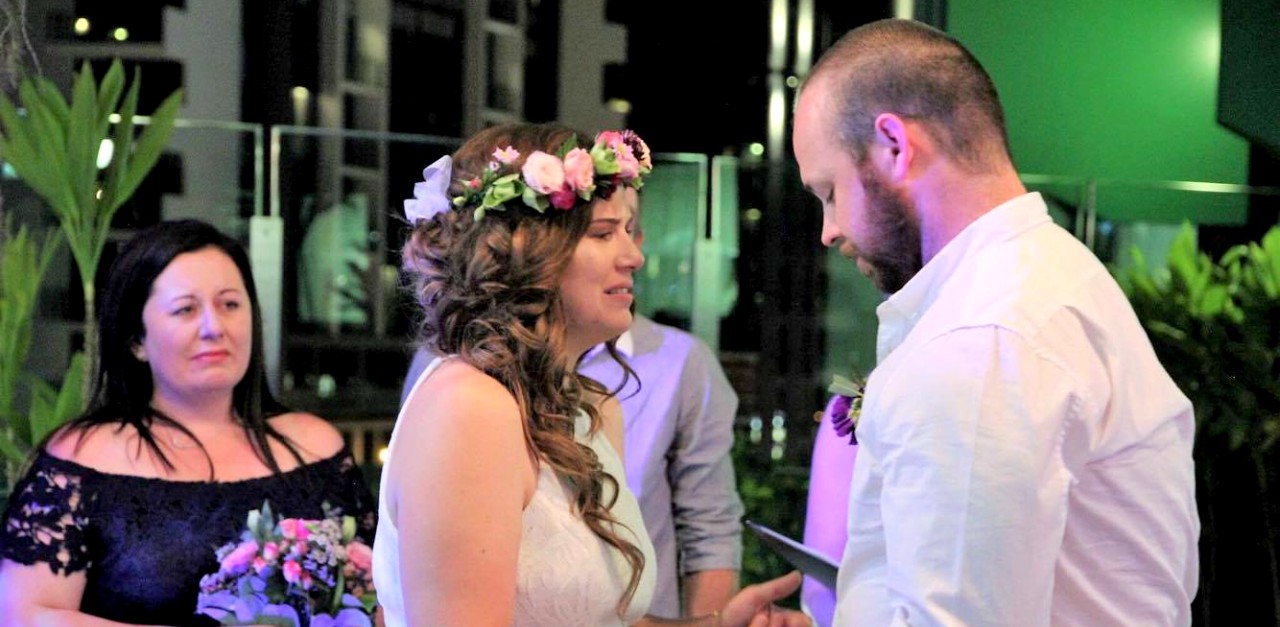 hospital wedding for daughter