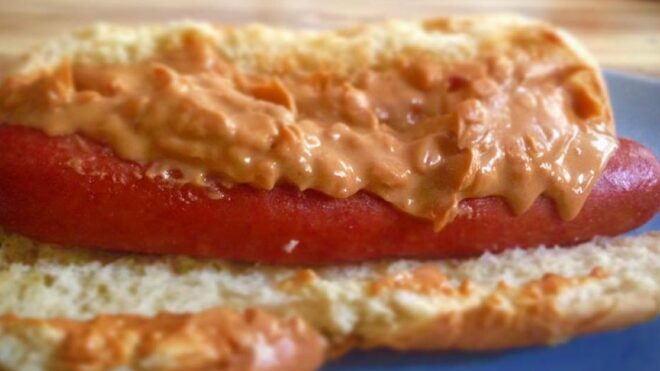 hot-dog-peanut-butter