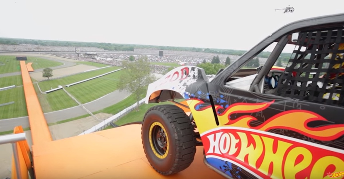 hot wheels record jump