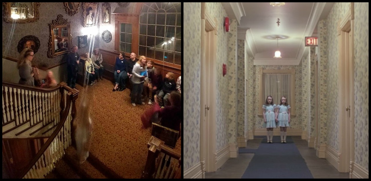 Photo of ghosts at Stanley Hotel from The Shining