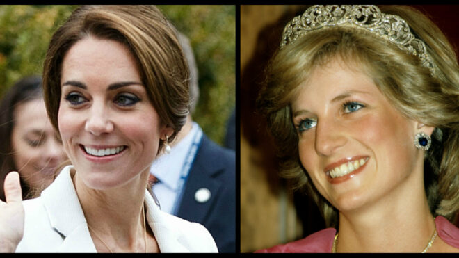 Kate Middleton and Princess Diana